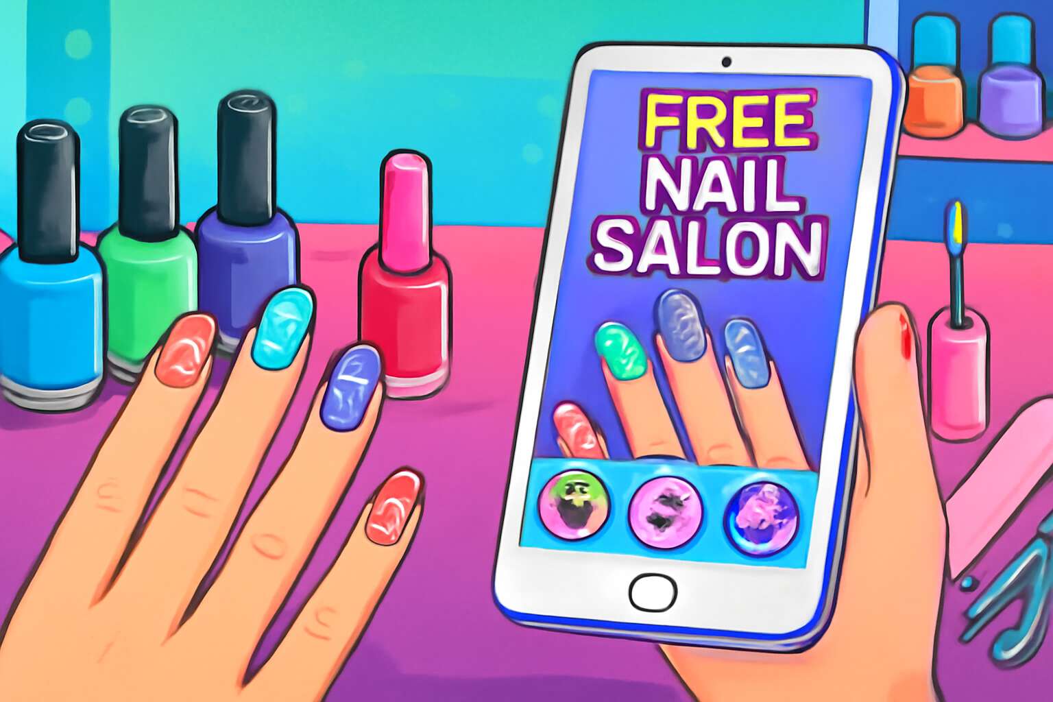 nail salon games for free