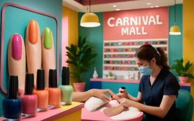 Experience Fun and Glamour at the Ultimate Nail Salon Carnival Mall Extravaganza!