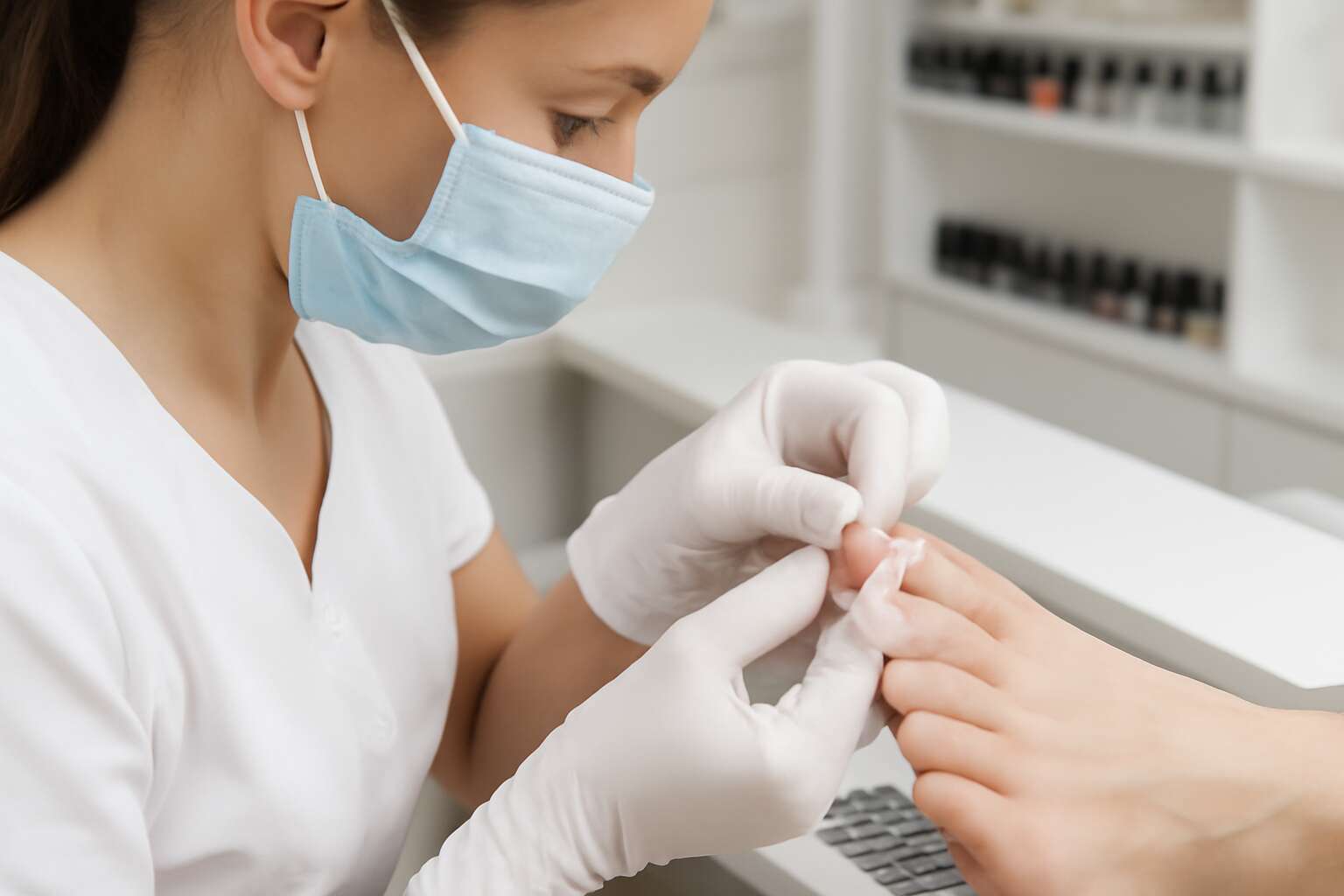 can nail salon treat ingrown toenail