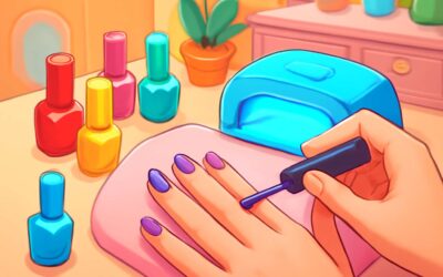 Glitz and Glam: nail salon video game makeover mania