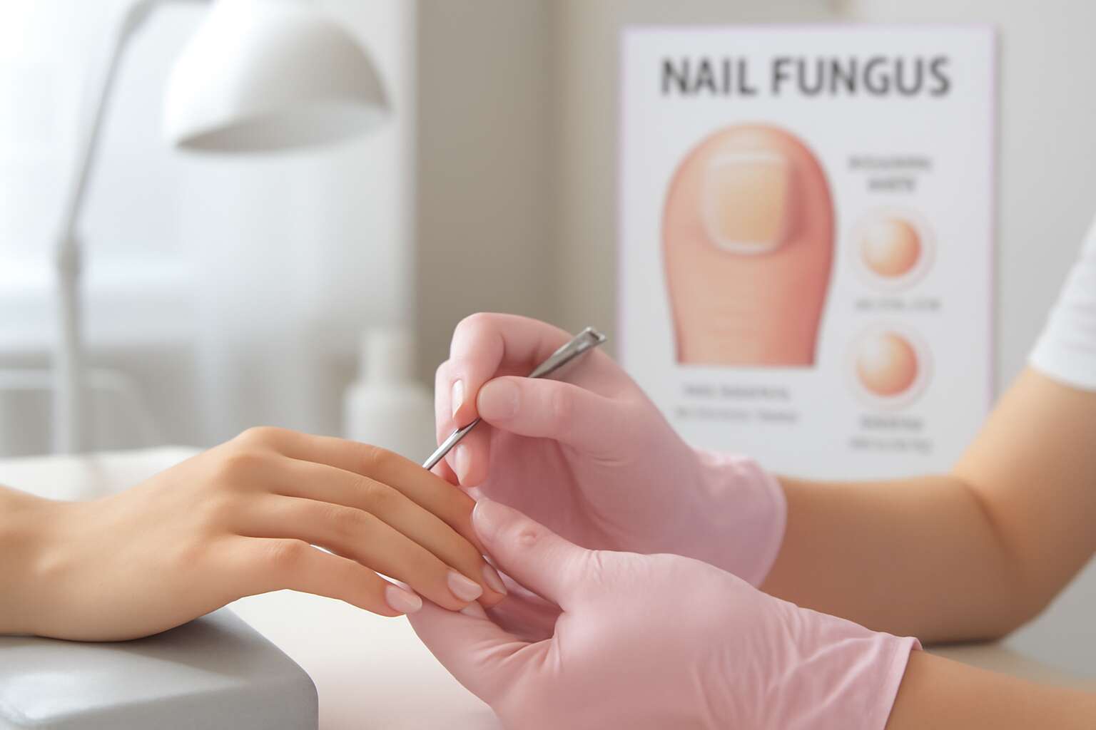 will nail salon do nails with fungus