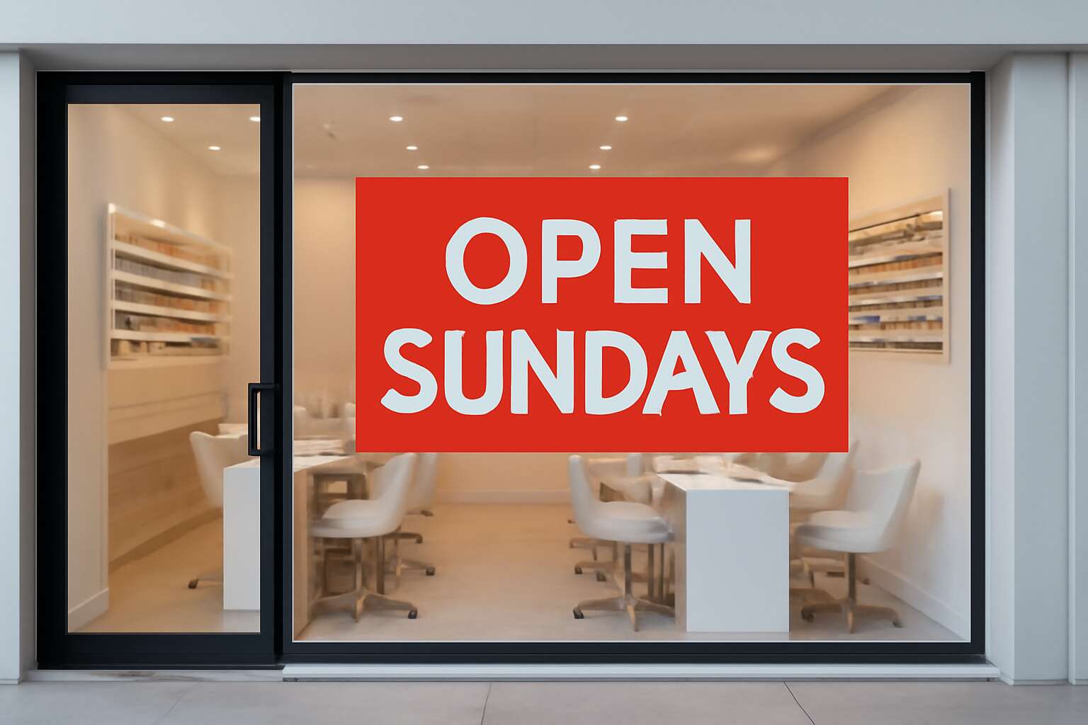 is nail salon open on sunday
