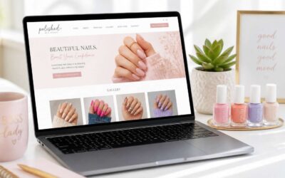 Build a nail salon website that ranks and books clients.