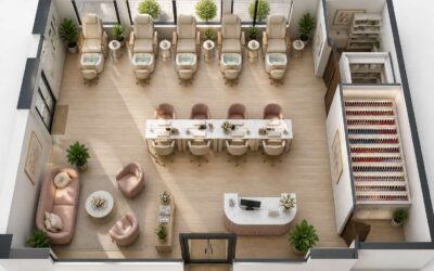 Floor plan nail salon layout drives efficiency and client loyalty.